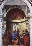 Giovanni Bellini Saint Zaccaria Altarpiece oil painting artist